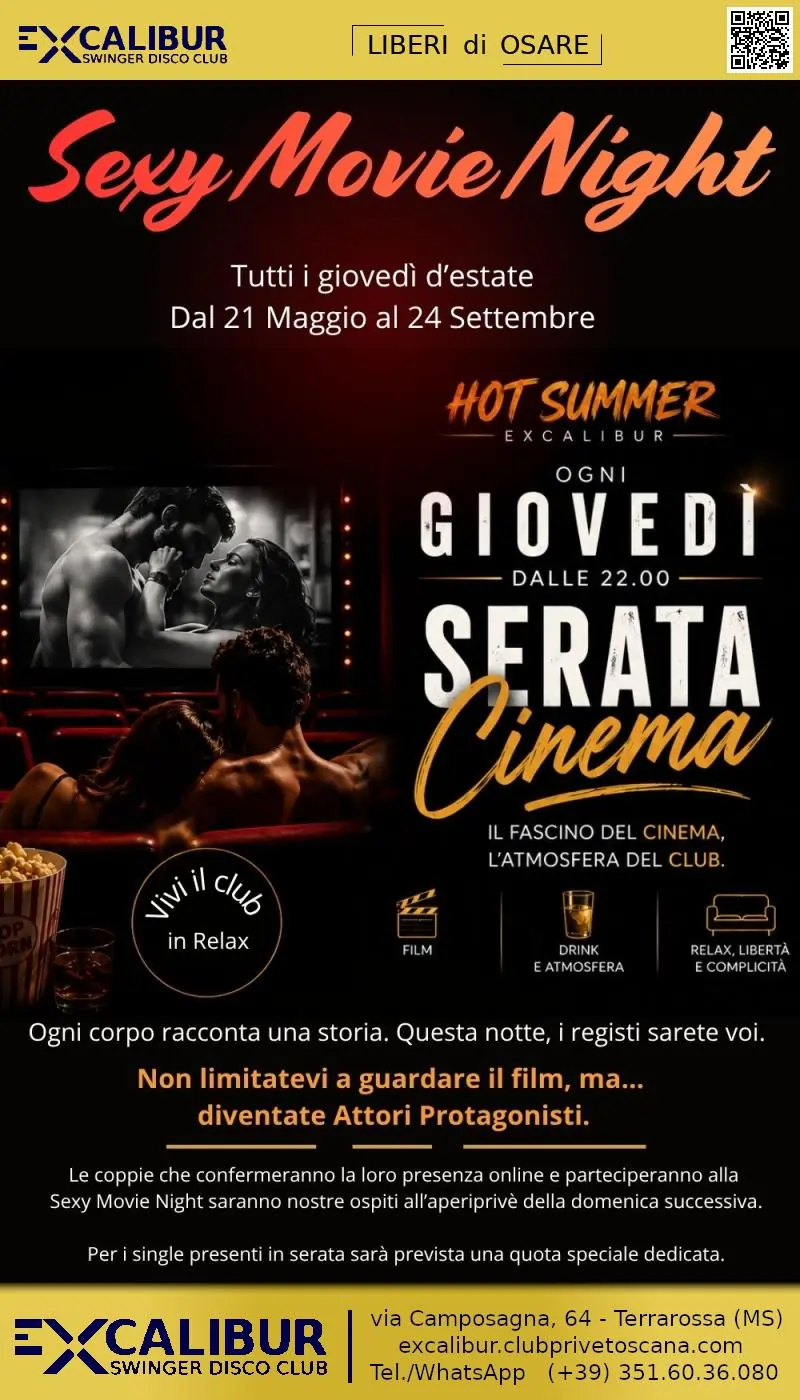 Swinger club prive event Sexy Movie Night